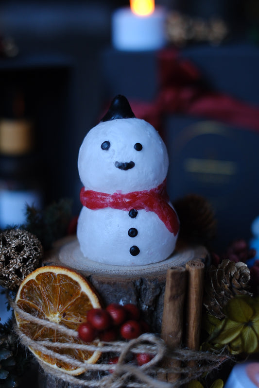 Snowman Candle 小雪人蠟燭